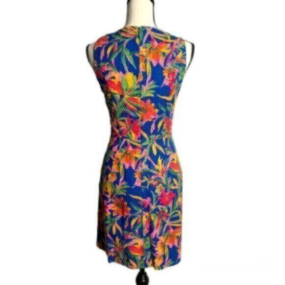 NWOT J. Crew Tropical Floral Sleeveless Sheath Cocktail Dress - Picture 7 of 12